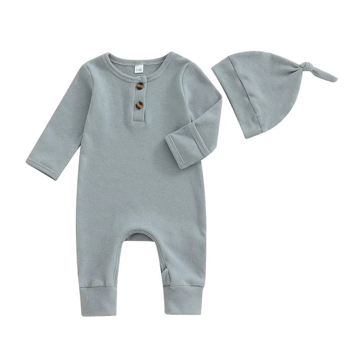 CASPER Waffle Knit Jumpsuit