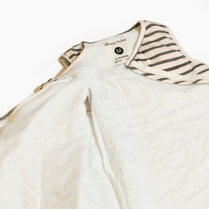 Charcoal Stripes Blanket Sleeper Blanket Sleeper Sleep