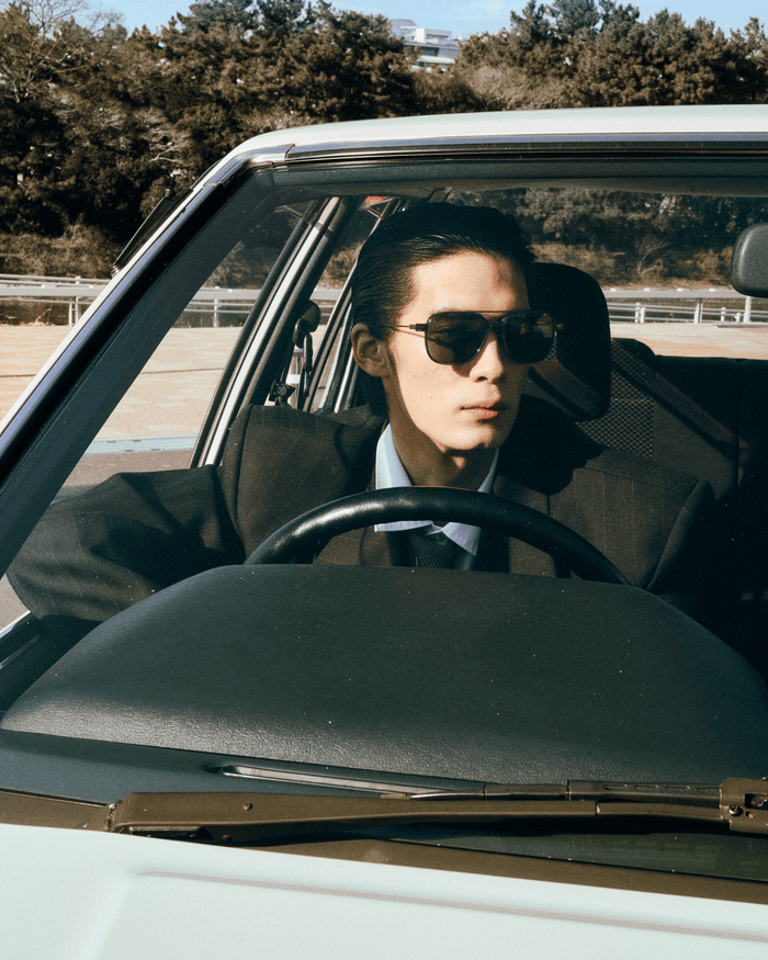 Gunmetal-Midnight-Polarized::men Chase Eyeglasses pilot black metal mobile full image 1