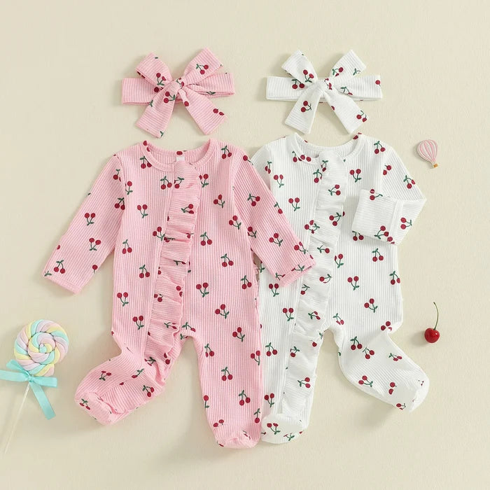 CHERRIES Ruffle Jumpsuit