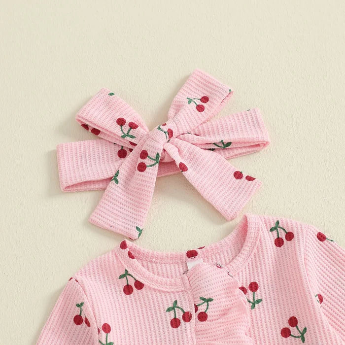 CHERRIES Ruffle Jumpsuit