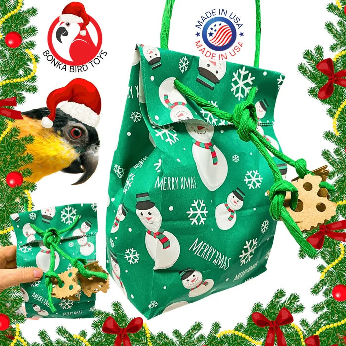 Christmas Snowman Treat Bag