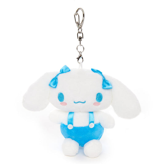 Cinnamoroll Plush Mascot Keychain (Blue Overalls) Accessory NAKAJIMA CORPORATION
