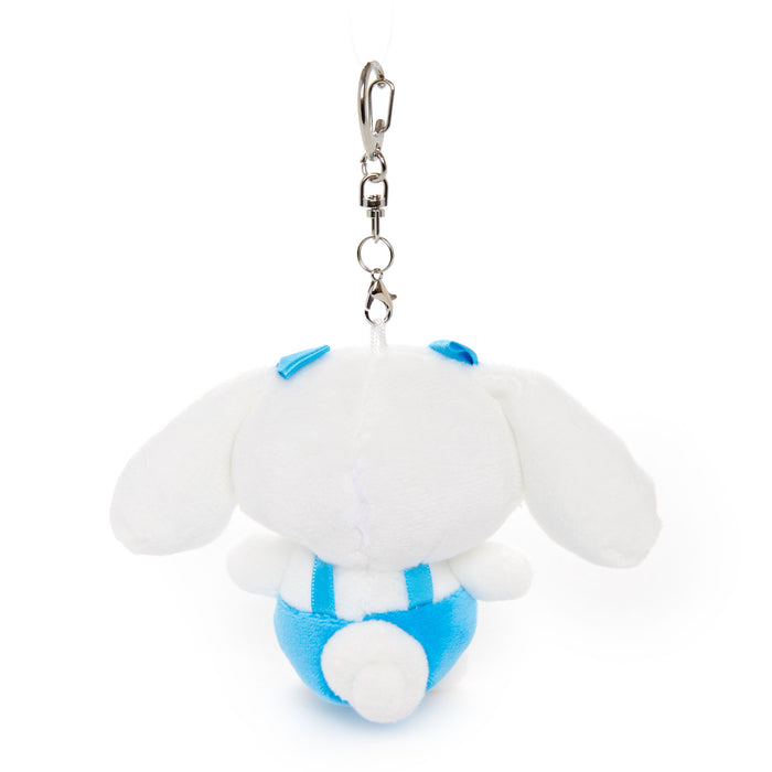 Cinnamoroll Plush Mascot Keychain (Blue Overalls) Accessory NAKAJIMA CORPORATION