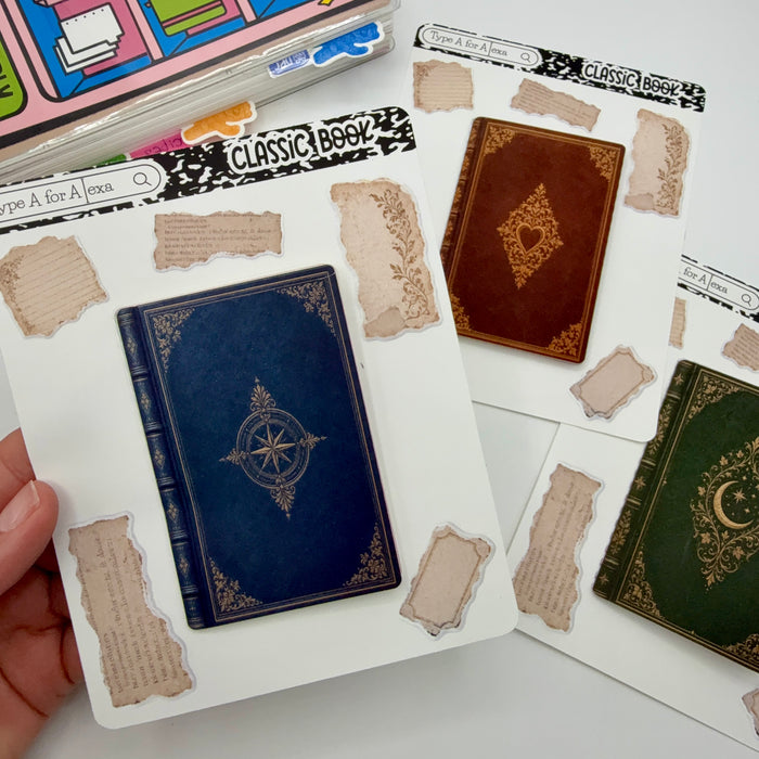 Classic Novel Jumbo Journaling Interactive Sticker