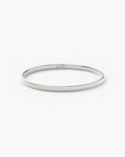 Classic Bangle | Silver Plated Bracelets Missoma