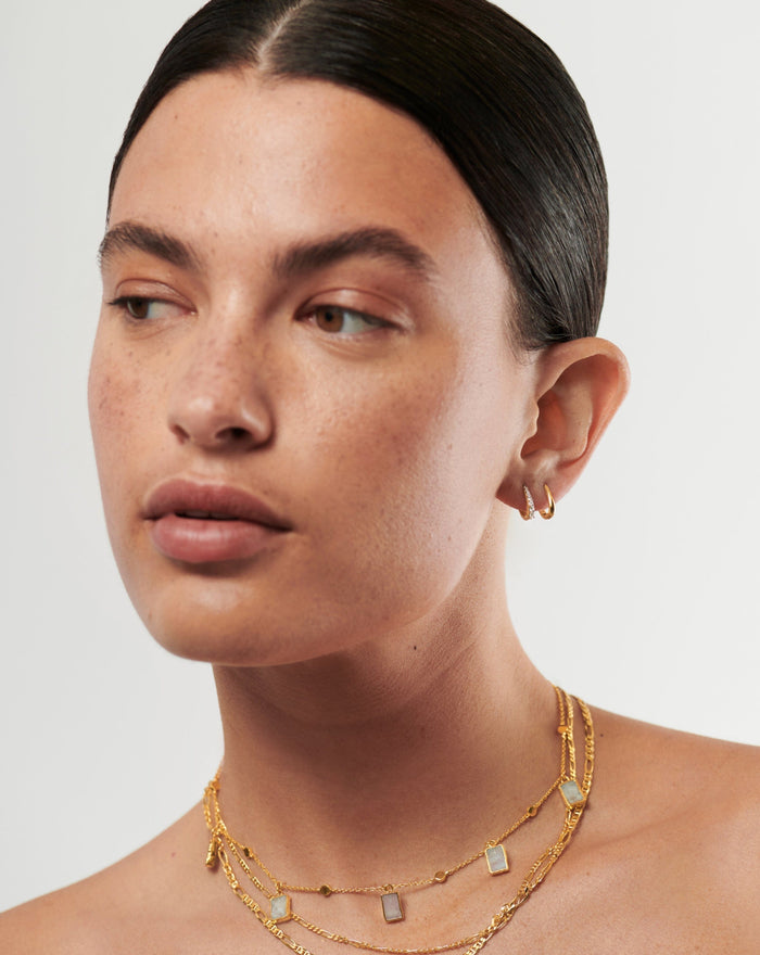 Claw Huggies | 18ct Gold Plated Vermeil Earrings Missoma