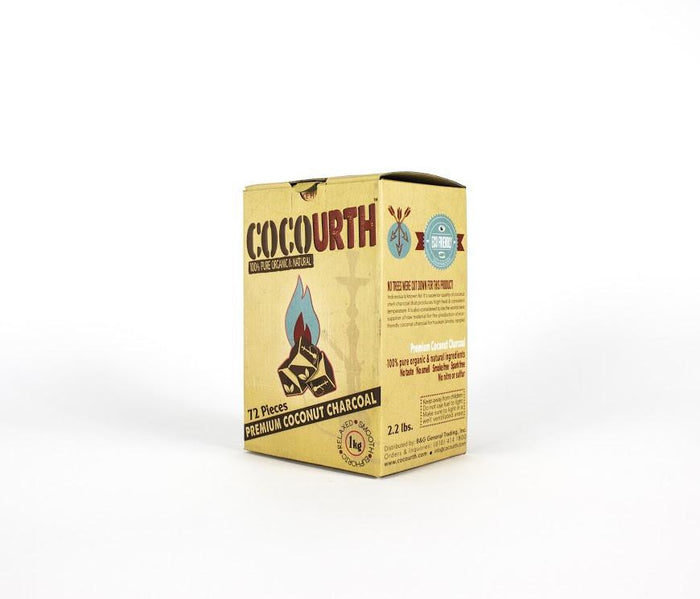 CocoUrth COCONUT Natural Hookah Charcoal (Wholesale)