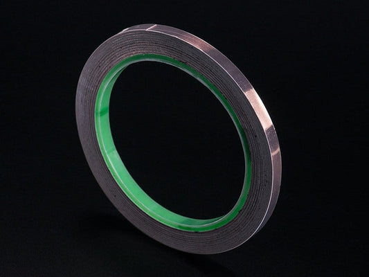 Copper Foil Tape with Conductive Adhesive - 6mm x 15 meter roll by The Pi Hut - The Pi Hut