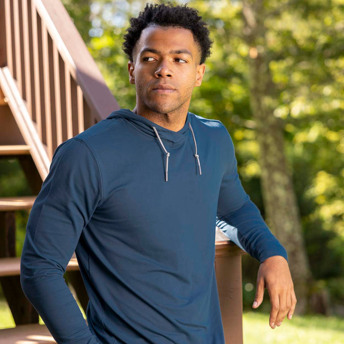 RSVLTS RSVLTS Key Largo (navy) _ Performance Hoodie