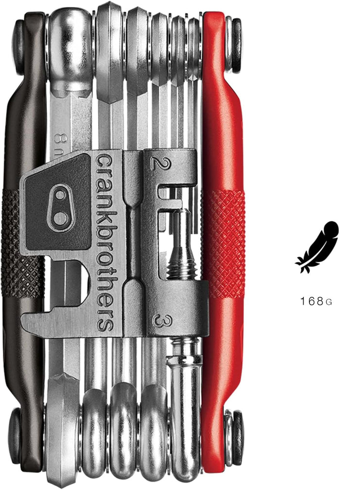 Crankbrothers 16193 Multi Tool M 17 Bike Tool Matte Black And Red