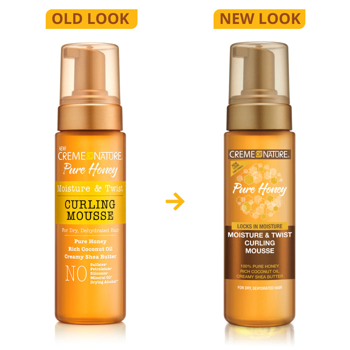 Creme of Nature Pure Honey Moisture & Twist Curling Mousse 7oz