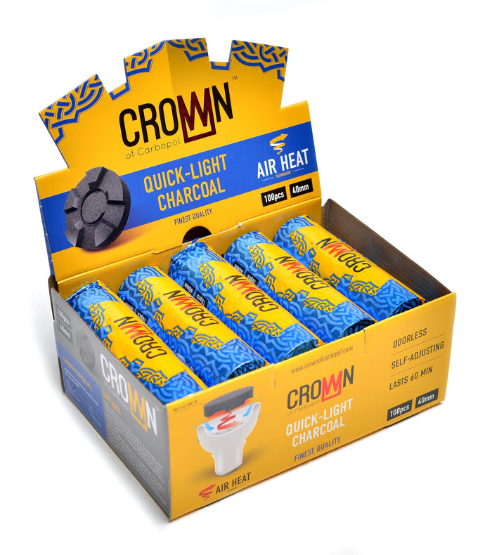Crown Hookah Charcoal (Wholesale)
