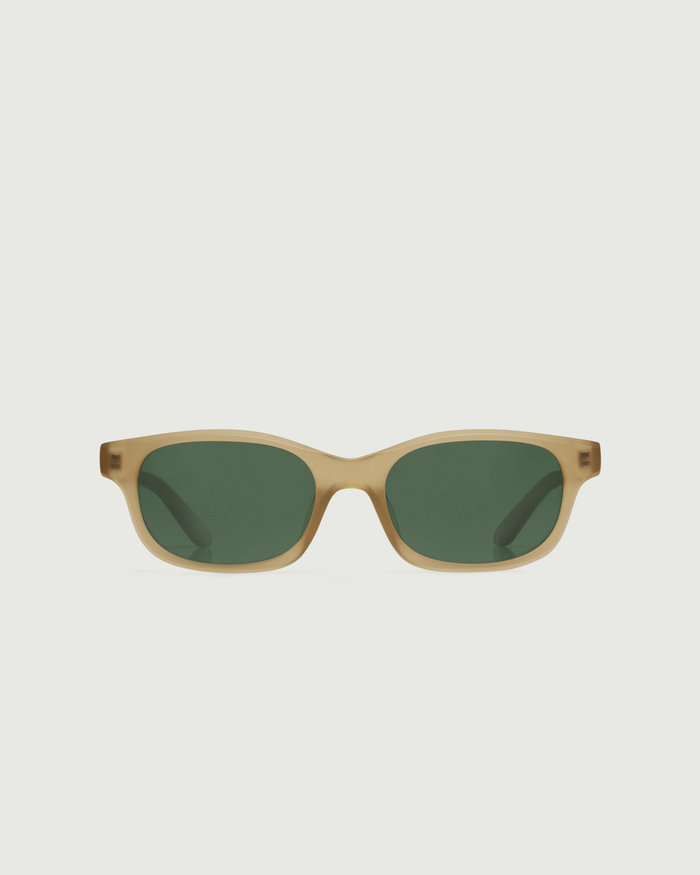 Oak::Dane Wide Sunglasses rectangle  recycled polyester front