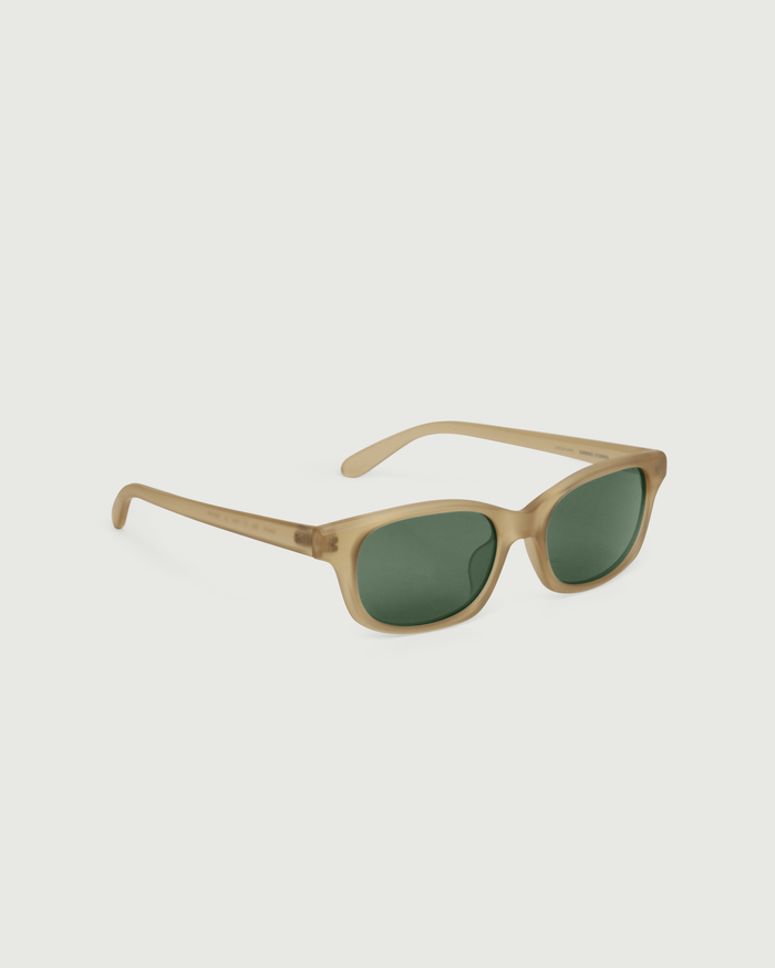 Oak::Dane Wide Sunglasses rectangle  recycled polyester front diagonal