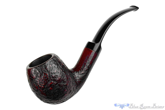 Blue Room Briars is proud to present this Danish Sand (Georg Jensen) 69 Sandblast Bent Apple Estate Pipe