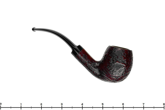 Blue Room Briars is proud to present this Danish Sand (Georg Jensen) 69 Sandblast Bent Apple Estate Pipe