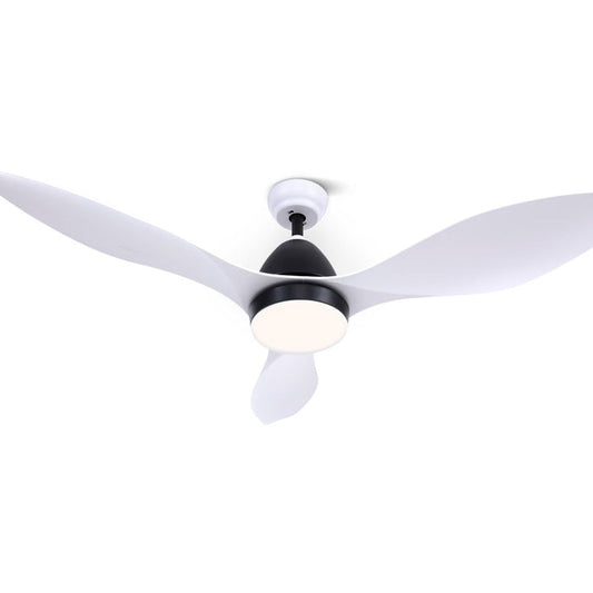 Devanti 48 Ceiling Fan Light Remote Control DC Motor 3 Blades 1300mm White