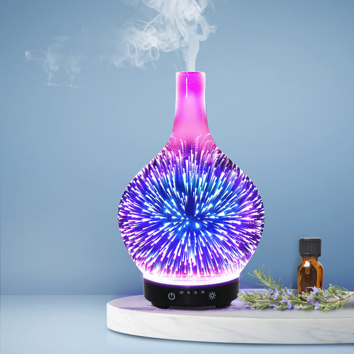 Devanti Aroma Diffuser 3D LED Light Oil Firework Air Humidifier 100ml
