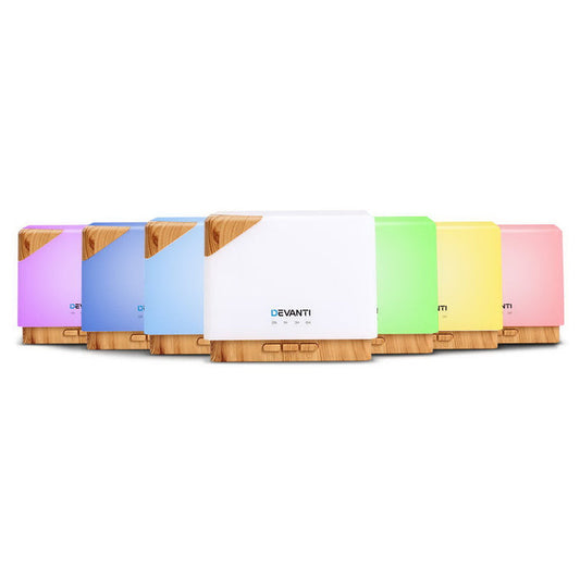 Devanti Aroma Diffuser Air Humidifier Night Light 600ml