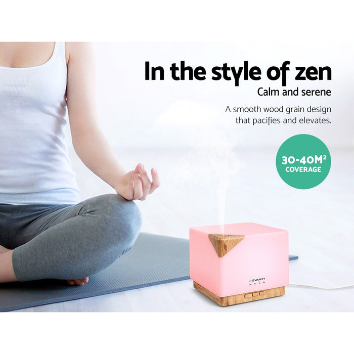 Devanti Aroma Diffuser Air Humidifier Night Light 600ml