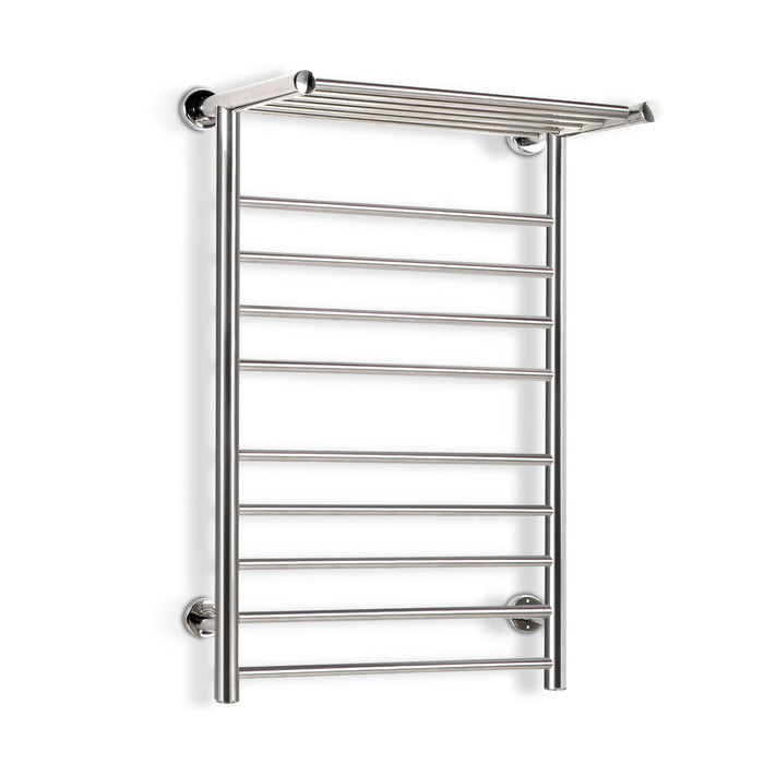 Devanti Electric Heated Towel Rail Wall Mount Silver
