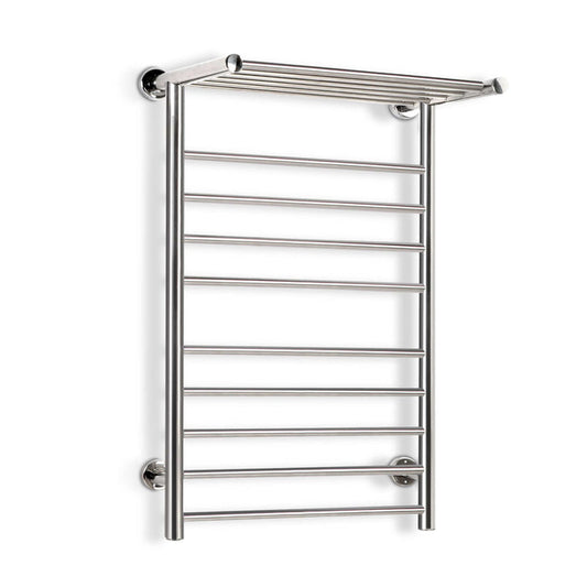 Devanti Electric Heated Towel Rail Wall Mount Silver