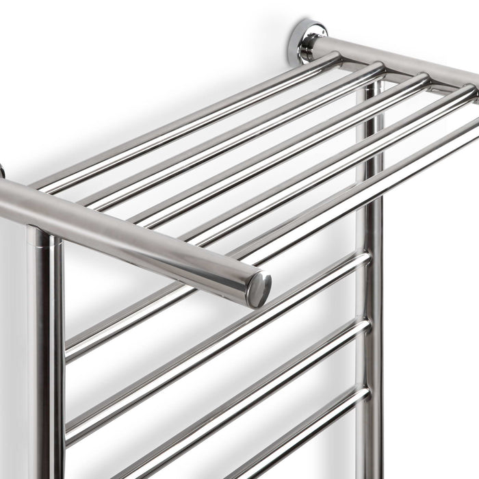 Devanti Electric Heated Towel Rail Wall Mount Silver