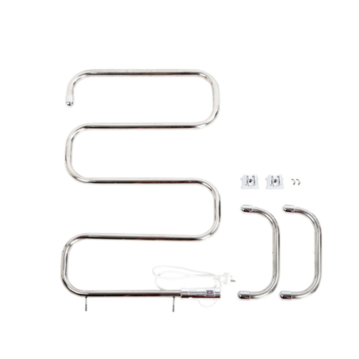 Devanti Electric Heated Towel Rail Silver