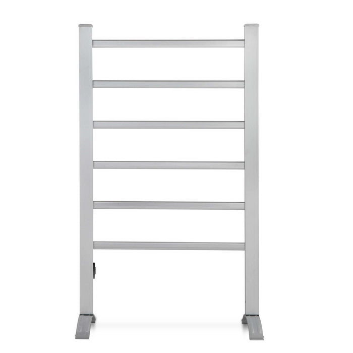 Devanti Electric Heated Towel Rail Standing Silver