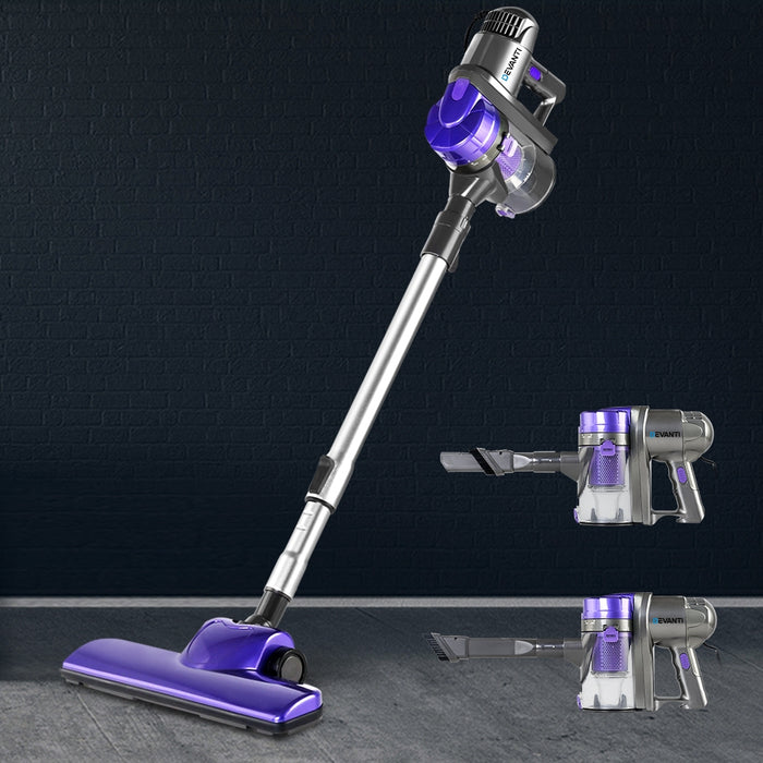 Devanti Corded Handheld Bagless Vacuum Cleaner - Purple and Silver - Devanti