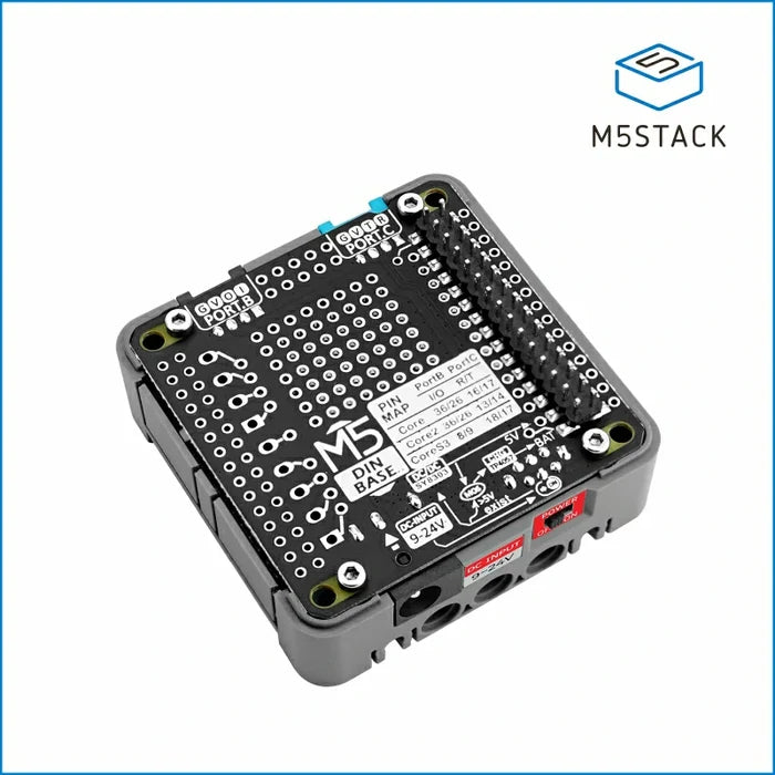 Din Base with 500mAh Battery - m5stack-store