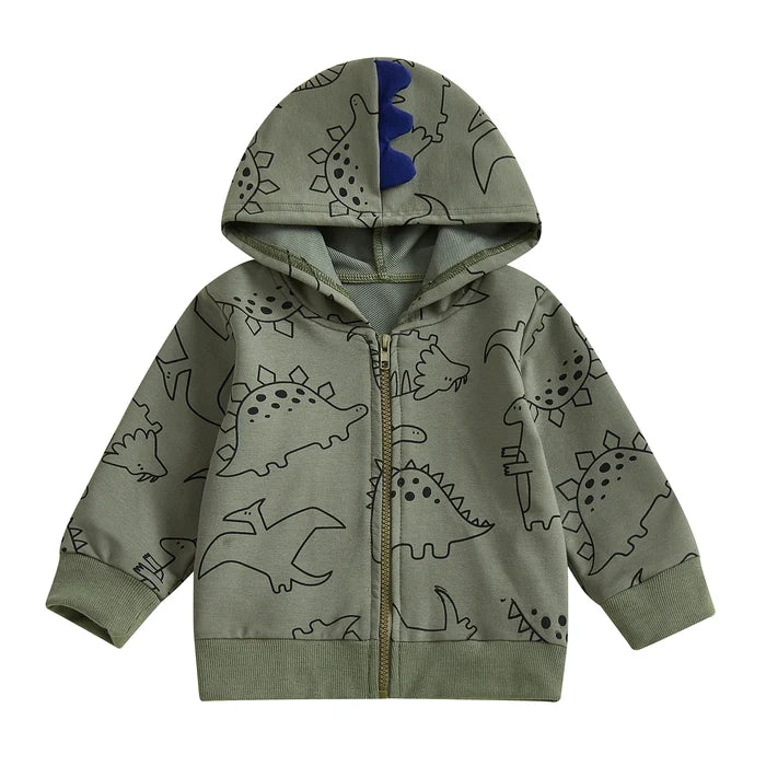 DINOSAUR Zipper Hoody