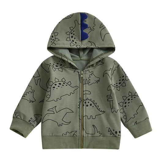 DINOSAUR Zipper Hoody