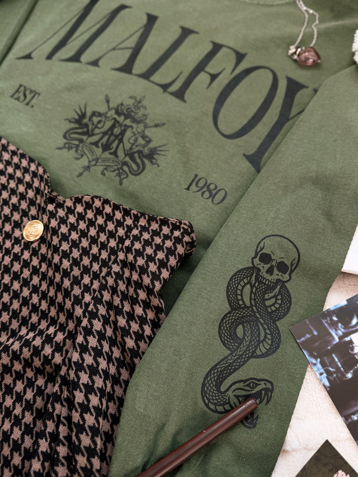 Draco Surname Long Sleeve Tee