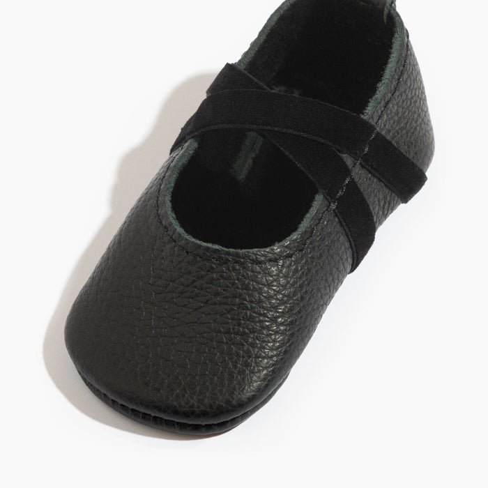 Ebony Ballet Slipper Baby Shoe Ballet Slipper Soft Sole