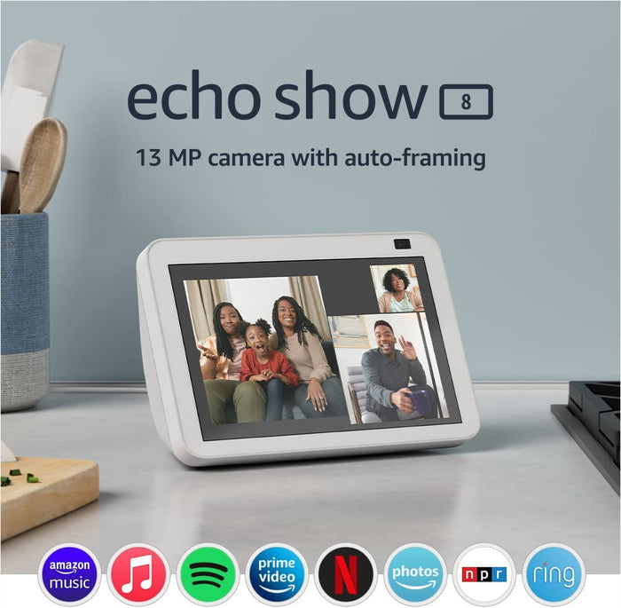 Echo Show 8 (2nd Gen, 2021 release) | HD smart display with Alexa and 13 MP camera