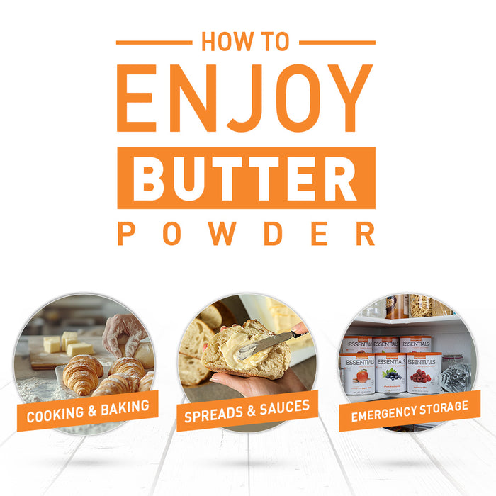Emergency Essentials® Butter Powder Large #10 Can