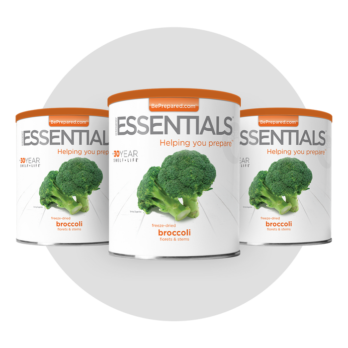 3 Pack of Freeze-Dried Broccoli