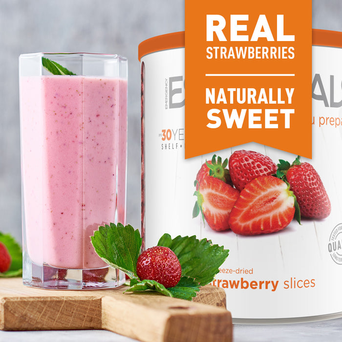 Emergency Essentials® Freeze-Dried Strawberry Slices Large #10 Can