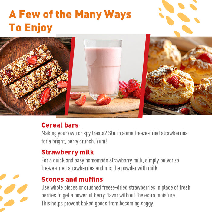 Emergency Essentials® Freeze-Dried Strawberry Slices Large #10 Can