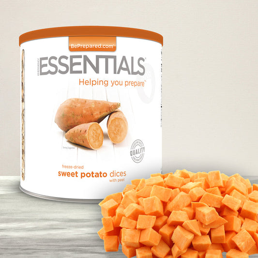 Freeze-Dried Sweet Potato Dices with Peel
