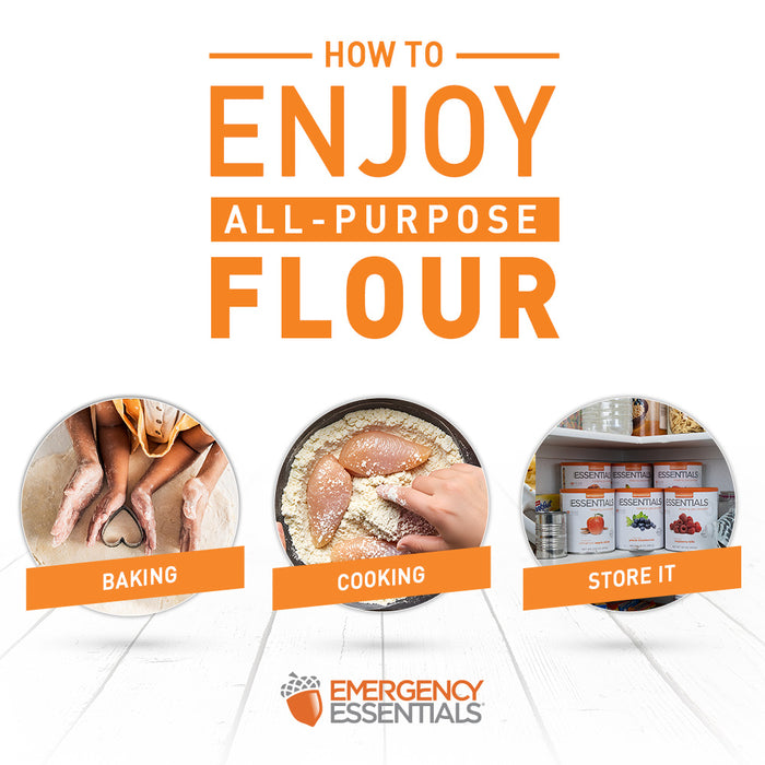 Emergency Essentials® White Flour Large #10 Can