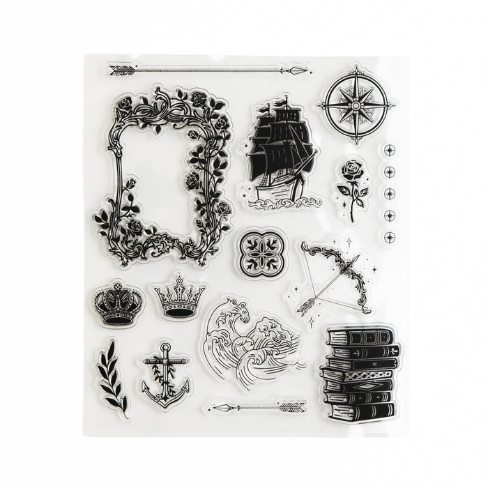 Enchanted Chapters Acrylic Stamp Set - Archer and Olive