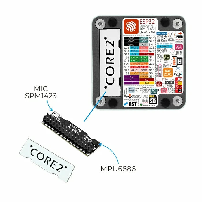 M5Stack Core2 ESP32 IoT Development Kit V1.1 - m5stack-store