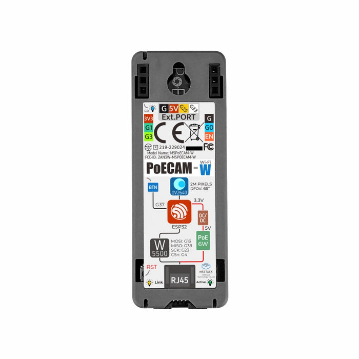 M5Stack PoE Camera with Wi-Fi (OV2640) - m5stack-store