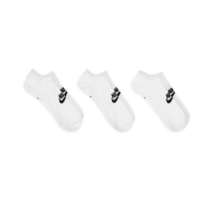Everyday Essential No-Show Socks (3 Pairs) 'White'