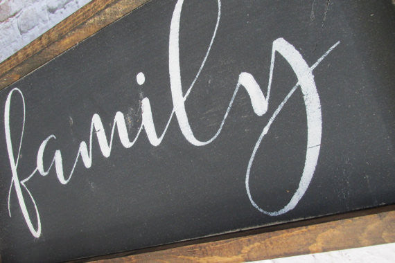 Family Modern Rustic Farmhouse Sign