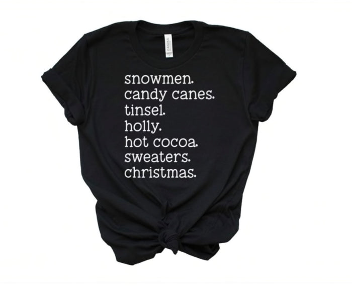 Favorite Winter Things T-Shirt