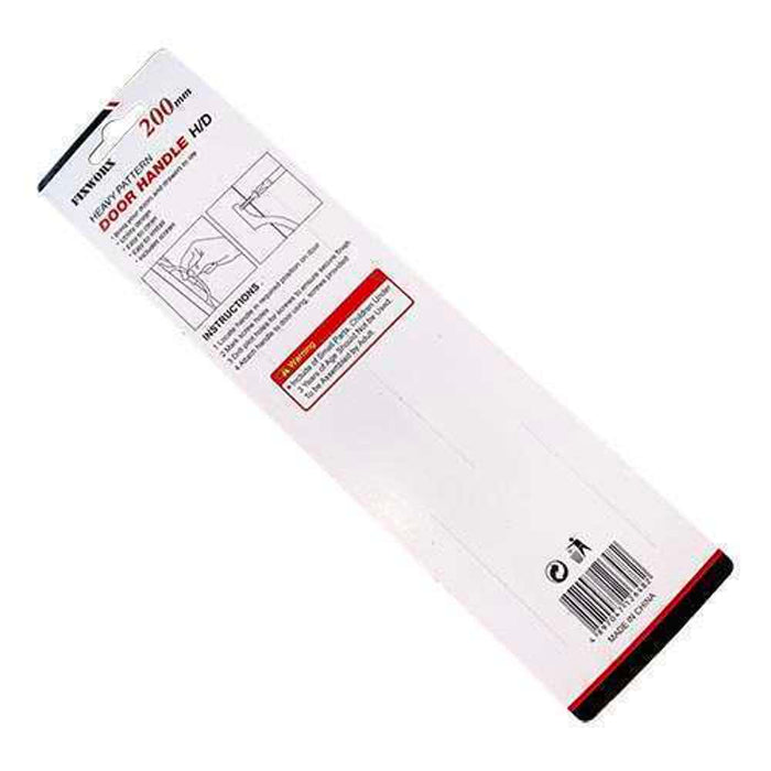 Fixworx Door Handle Heavy Pattern 200mm